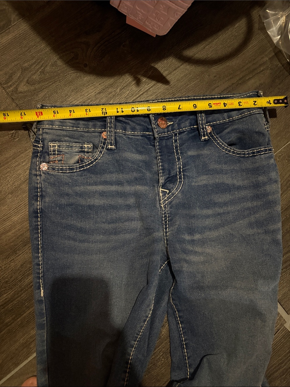 True Religion Light Blue Flared Jeans - Picture 10 of 16